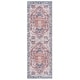 preview thumbnail 14 of 45, SAFAVIEH Arizona Ingund Machine Washable Slip Resistant Vintage Oriental Rug 2'6" x 10' Runner - Red/Navy - Runner