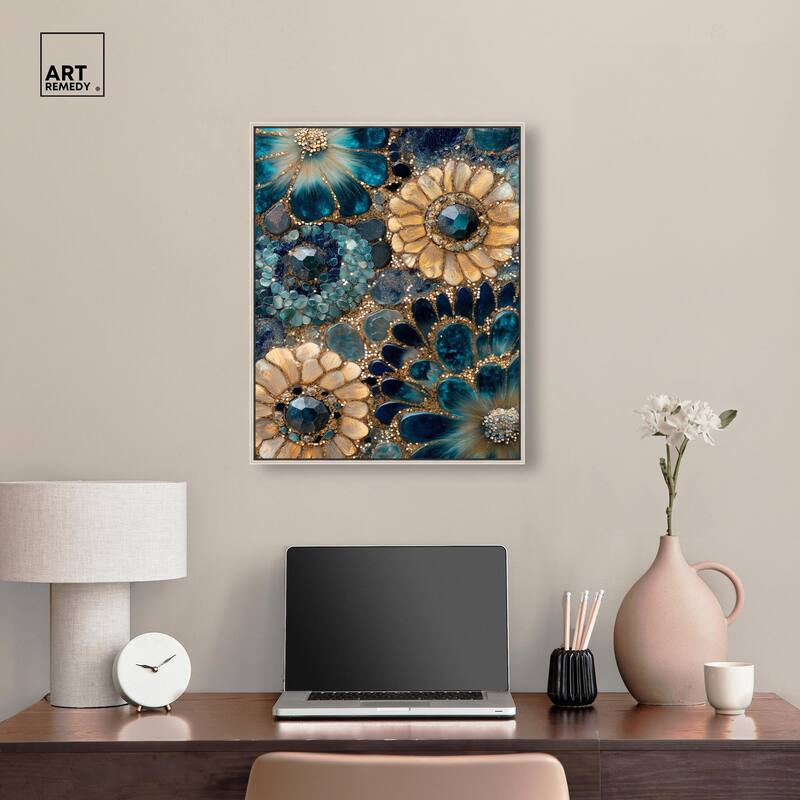 Opulent Geode III Canvas by Art Remedy