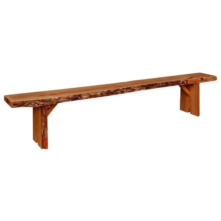 Live Edge Locust Wood 8' Wildwood Bench