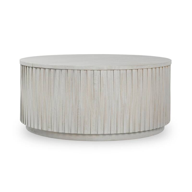 Classic Home Maya Round Coffee Table - 18Hx40Wx40D