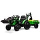 preview thumbnail 17 of 28, 24V 3 in 1 Ride on Tractor, Excavator & Bulldozer Green