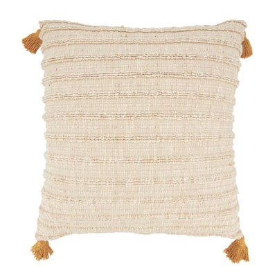 Timeless Texture Striped Woven Throw Pillow