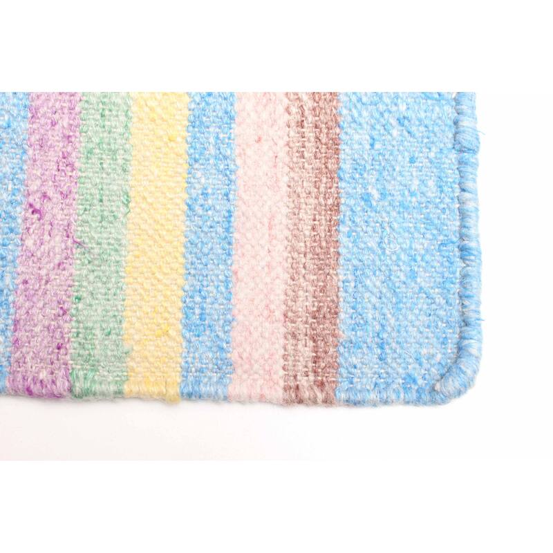 ECARPETGALLERY Flat-Weave Ankara FW Purple Wool Kilim - 5'2 x 8'0