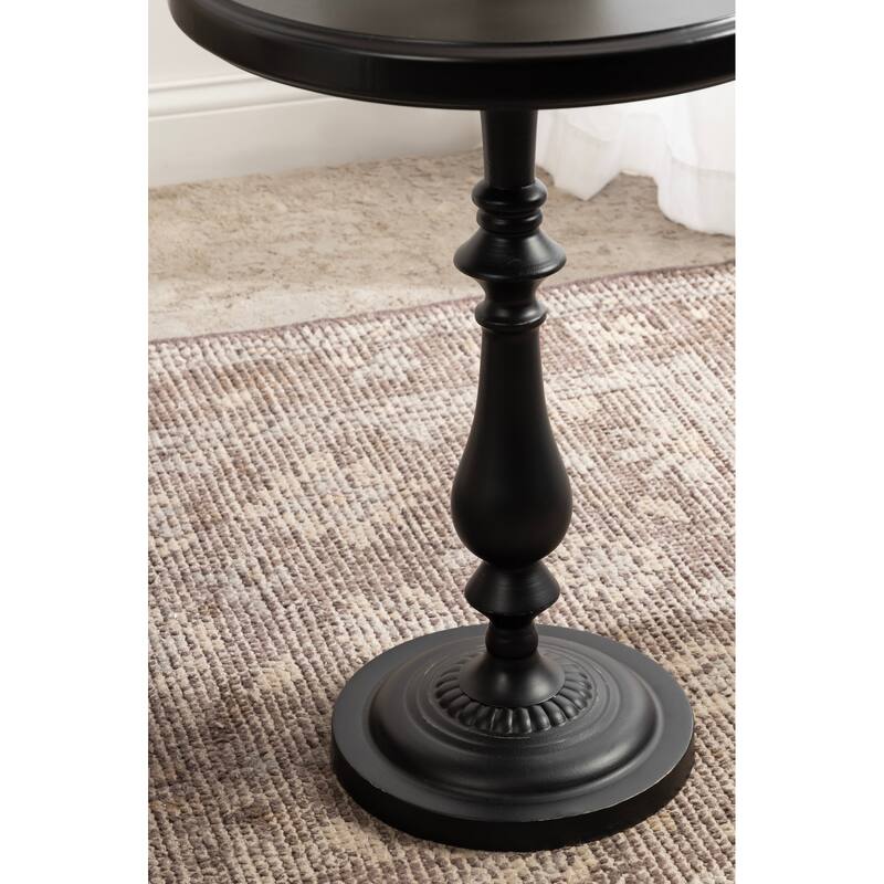Kate and Laurel Wixley Wood and Metal Side Table