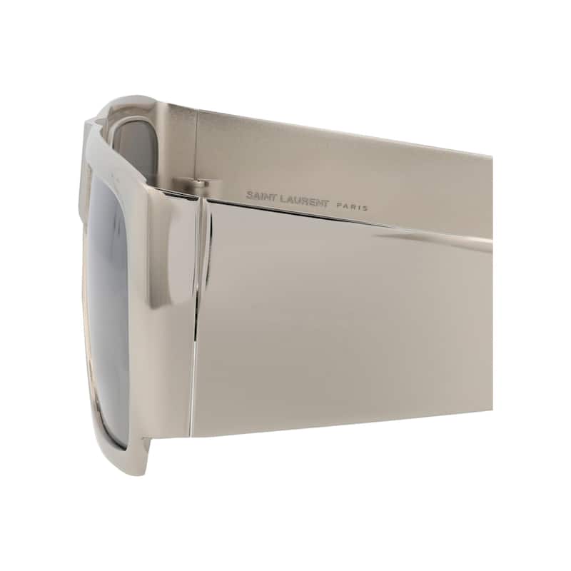 Saint Laurent Square-Frame Metal Sunglasses