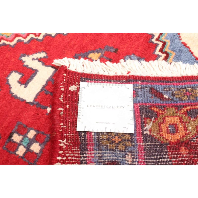 ECARPETGALLERY Hand-knotted Konya Anatolian Red Wool Rug - 4'3 x 6'4