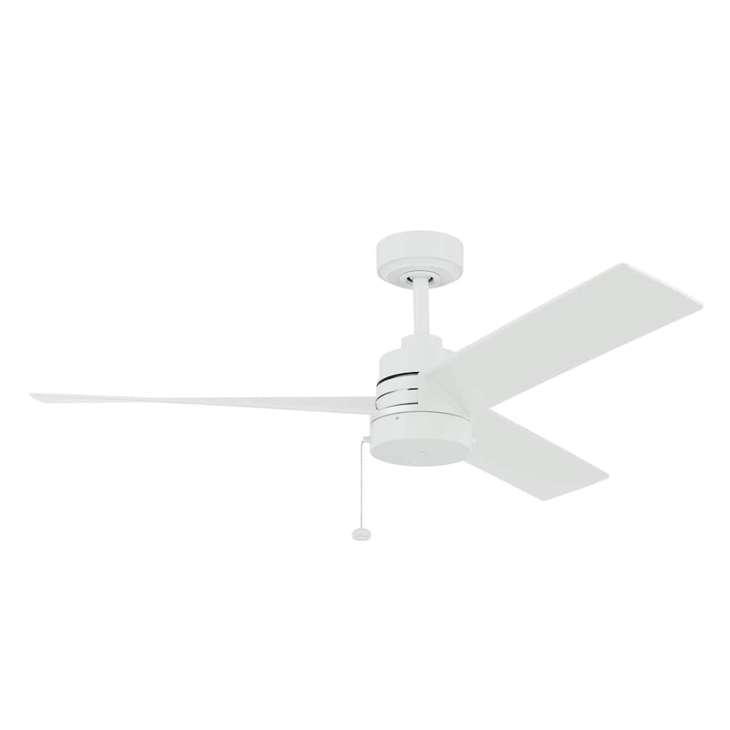 52 Inch Spyn Lite Fan in White with Matte White Blades