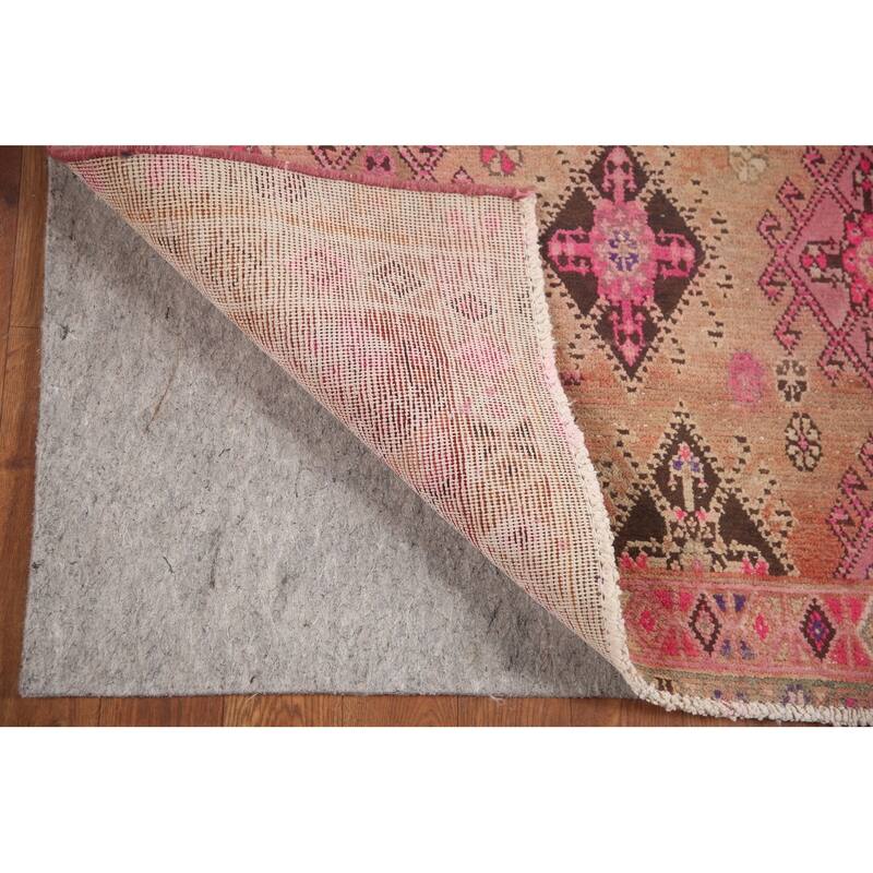 Hand Knotted Oriental 100% Wool Carpet Traditional All-Over Oranges & Rust Sirjan Area Rug - 5' 10'' X 4' 3''