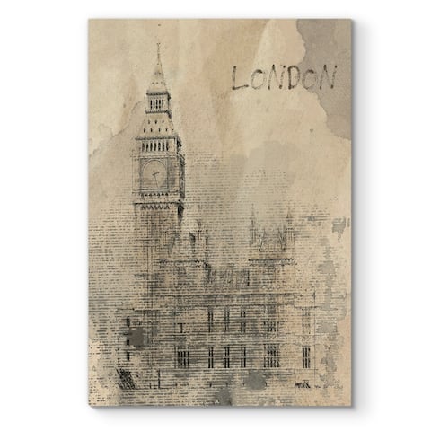 Remembering London -Premium Gallery Wrapped Canvas