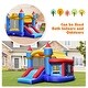 preview thumbnail 6 of 6, Gymax Inflatable Kids Bounce House Castle Bouncer Slide Without Blower