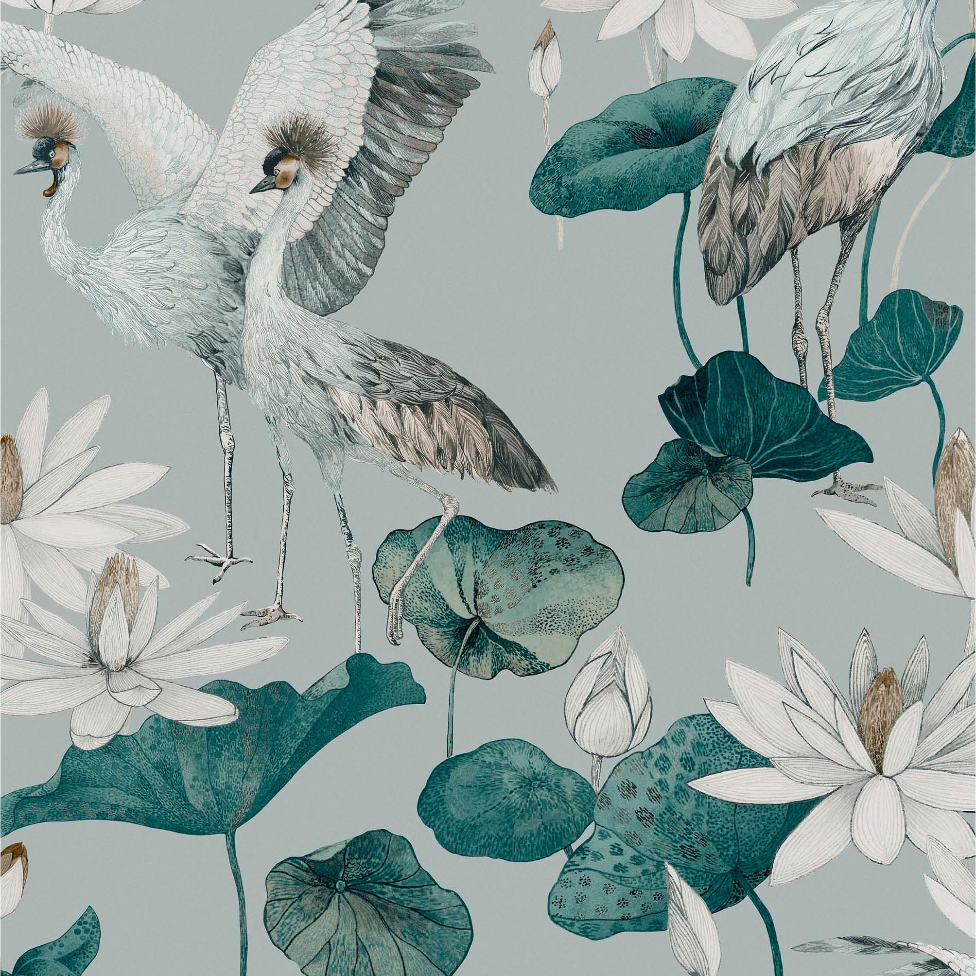 Teien Sea Green Wallpaper