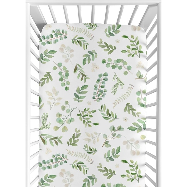 green crib sheets