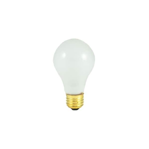 Shop Bulbrite 120060 Pack Of 8 60 Watt Dimmable A19 Shaped Medium E26 Base Incandescent Bulbs 220 Volts Frost Overstock 16904337