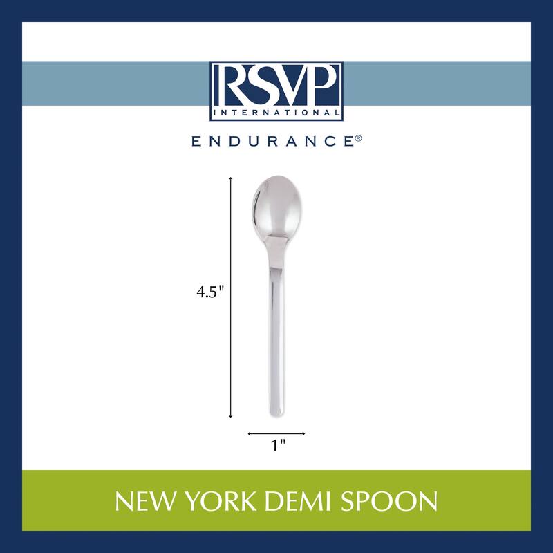 4.5-Inch Demi Spoon Coffee Espresso Demitasse Multiple Styles