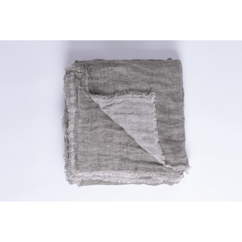 Kenton Bedspread, Kale/Natural, Twin