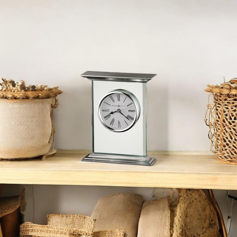 Howard Miller Clifton Modern Sleek Mantel Clock
