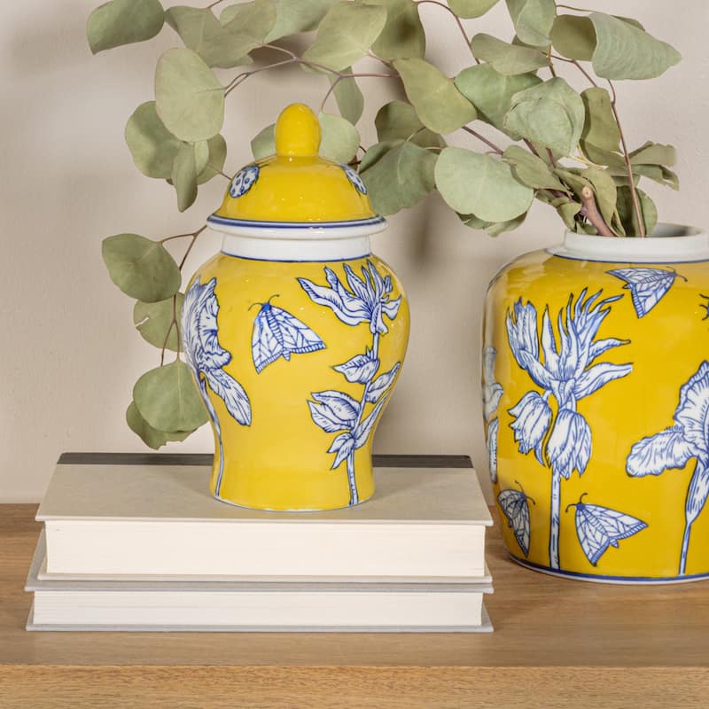Ceramic Ginger Jar with Domed Lid