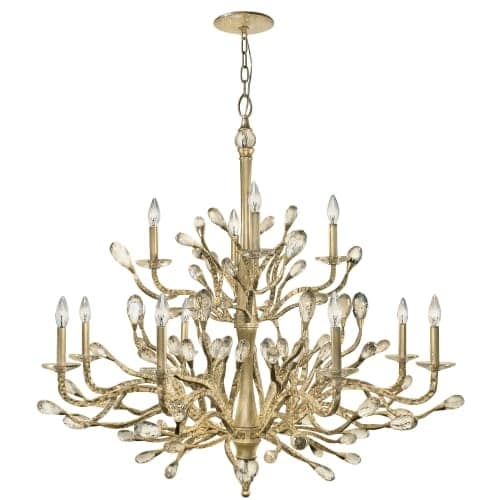 Fredrick Ramond Fr46810cpg 12 Light 2 Tier Candle Style Fredrick Ramond Fr46810cpg 12 Light 2 Tier Candle Style Chandelier From The Eve Collection