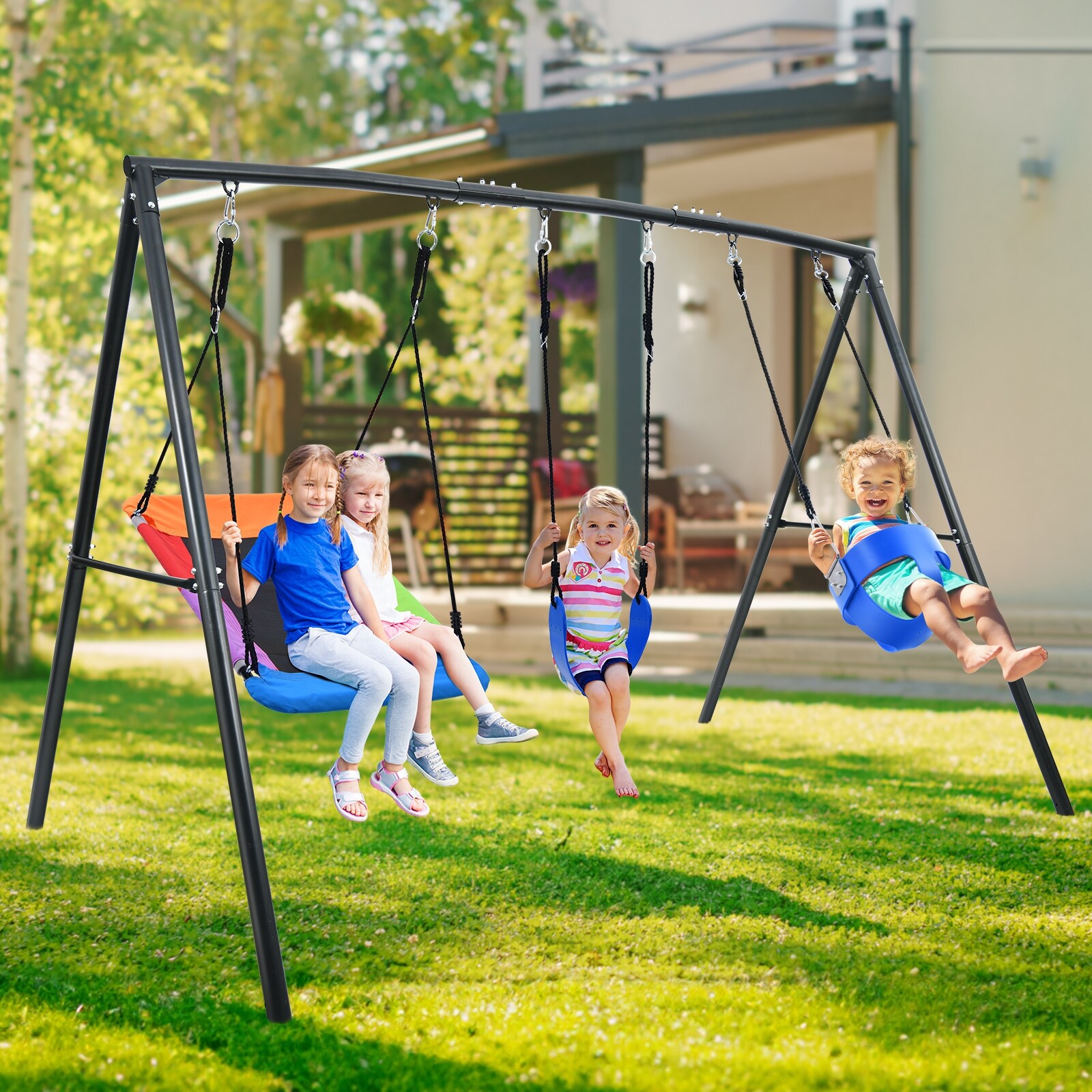 Backyard toddler swing shop