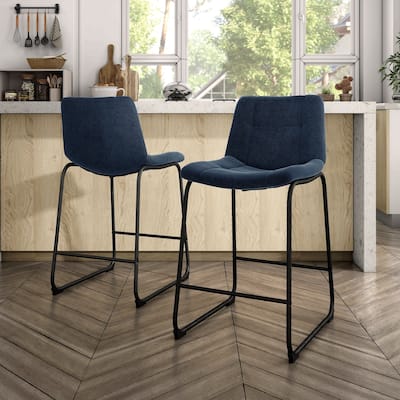 Furniture of America Eamon Modern Chenille Padded Dining Chairs (Set of 2)