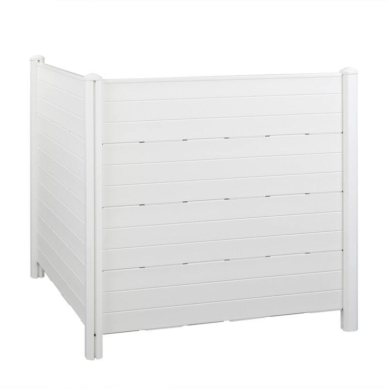 PVC Privacy Screen Kit - N/A - White