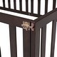 preview thumbnail 35 of 34, Twin Floor Bed Frame, Fun Fence Design with Openable Door, No Slats