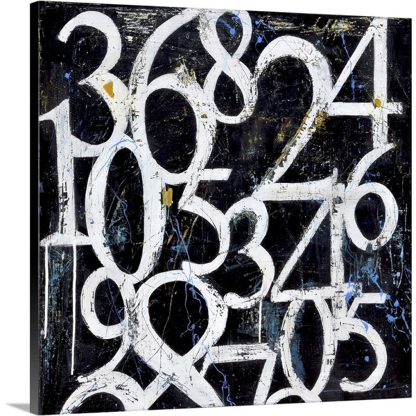 "Numbers" Canvas Wall Art