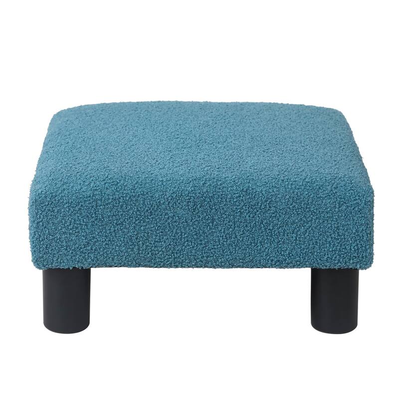 Adeco 15'' Small Ottoman Upholstered Foot Rest