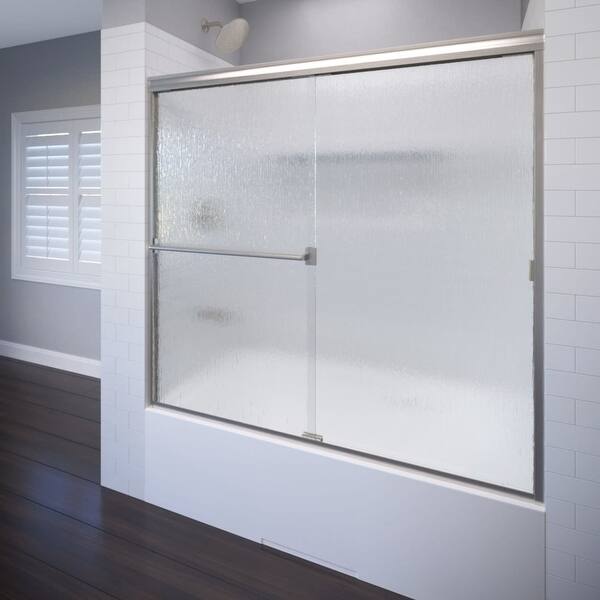 Shop Basco 3400 60rn Classic 57 High X 60 Wide Bypass Framed Tub