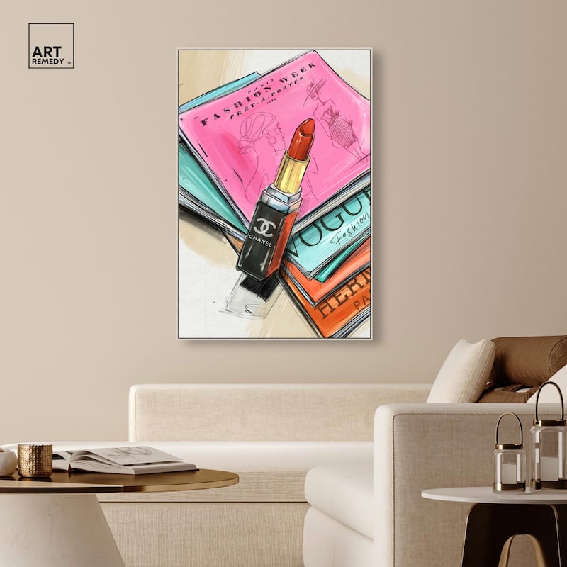 Fashion Sketches Canvas by Art Remedy