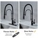 preview thumbnail 21 of 87, WOWOW Single Handle Gooseneck Pull Down Sprayer Kitchen Faucet
