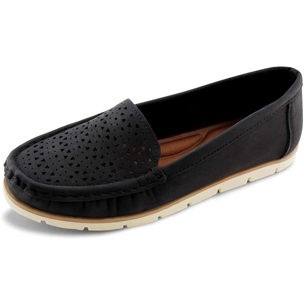 Jabasic Womens Penny Loafers Breathable