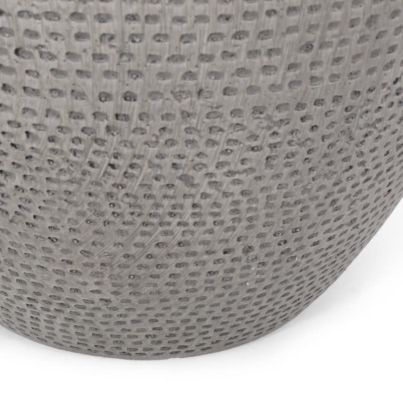 Inkwood Outdoor Lightweight Concrete Side Table by Christopher Knight Home