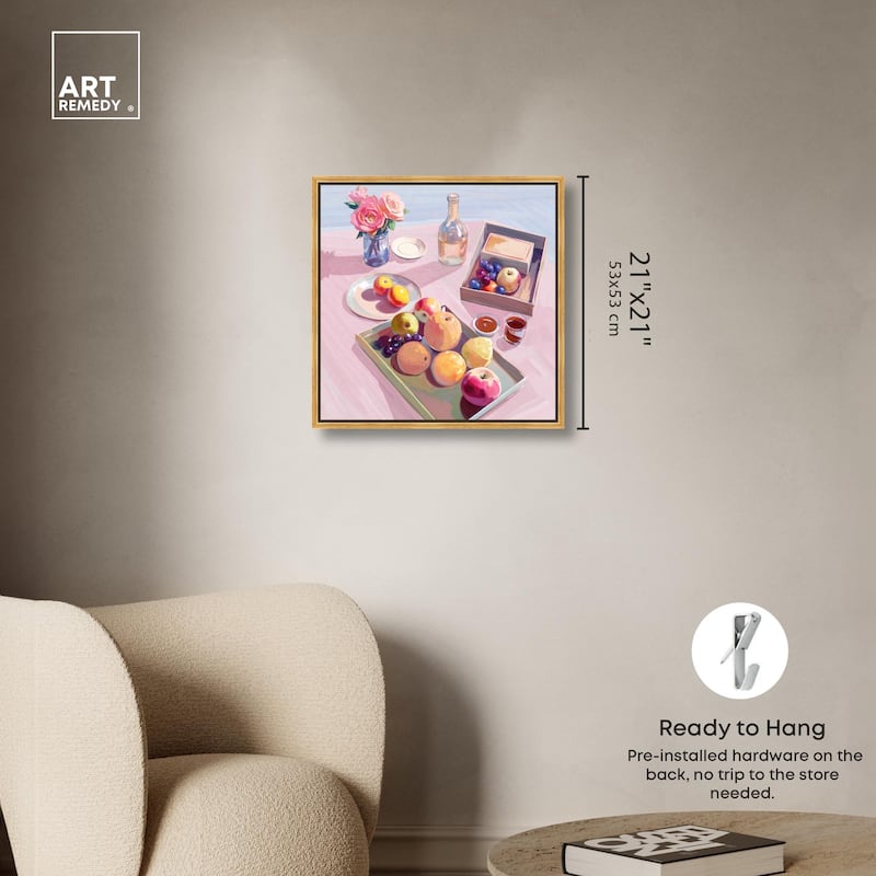 Fresh Fruits Canvas by Art Remedy