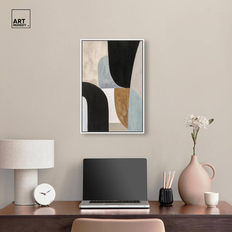 Interlocking Segments I Canvas by Art Remedy