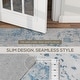 preview thumbnail 6 of 6, HOMCOM Area Rug 4x6, Machine Washable Rug, Non-Slip Modern Abstract Floor Cover Foldable Carpet for Living Room - 3'6"