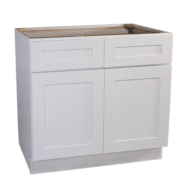 Shop Design House 561423 Brookings 48 Wide X 34 1 2 High Double Door Base White Overstock 17601137