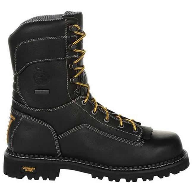 Georgia Boot Mens Logger 8 Black Non Steel-Toe Work Boot