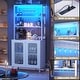 preview thumbnail 19 of 39, 66.9'' Tall Modern Wine Cabinet Bar Cabinet with Wine Glasses Rack and LED Strip and Power Outlets
