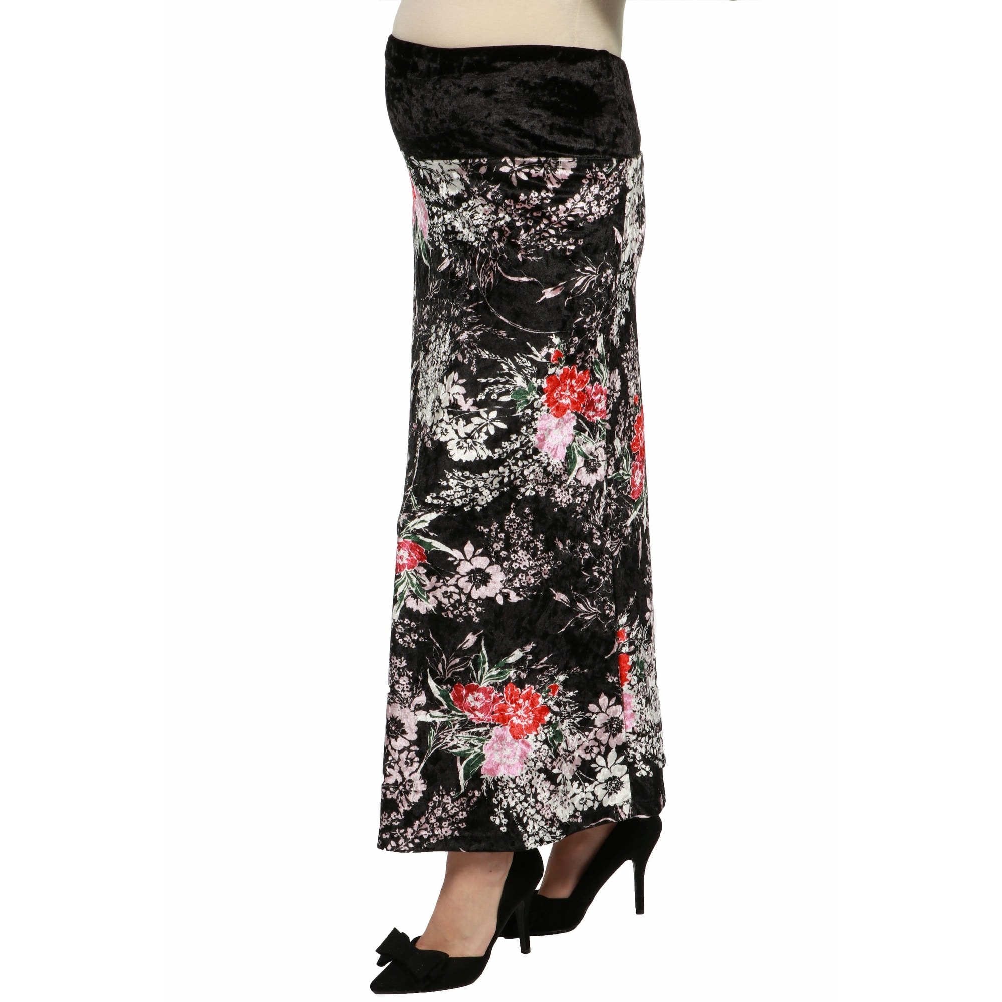 maternity maxi skirt