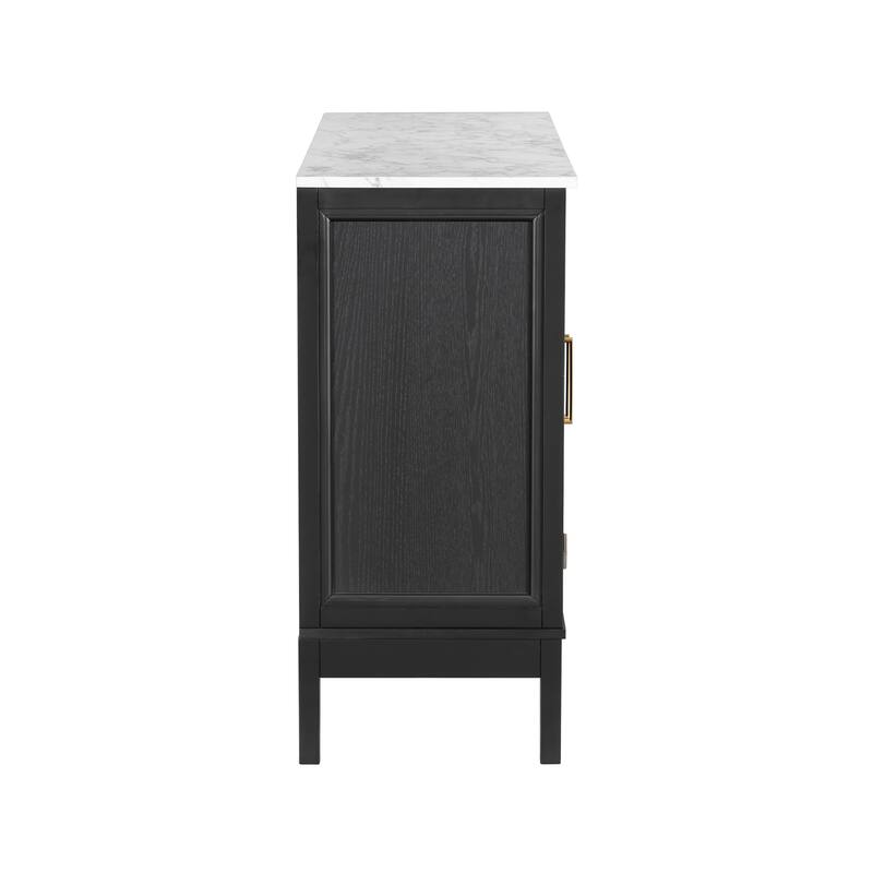 Christopher Knight Home - Callum Storage Cabinet for Living and Dining Room Entrance, Large Storage Space with 3 Doors