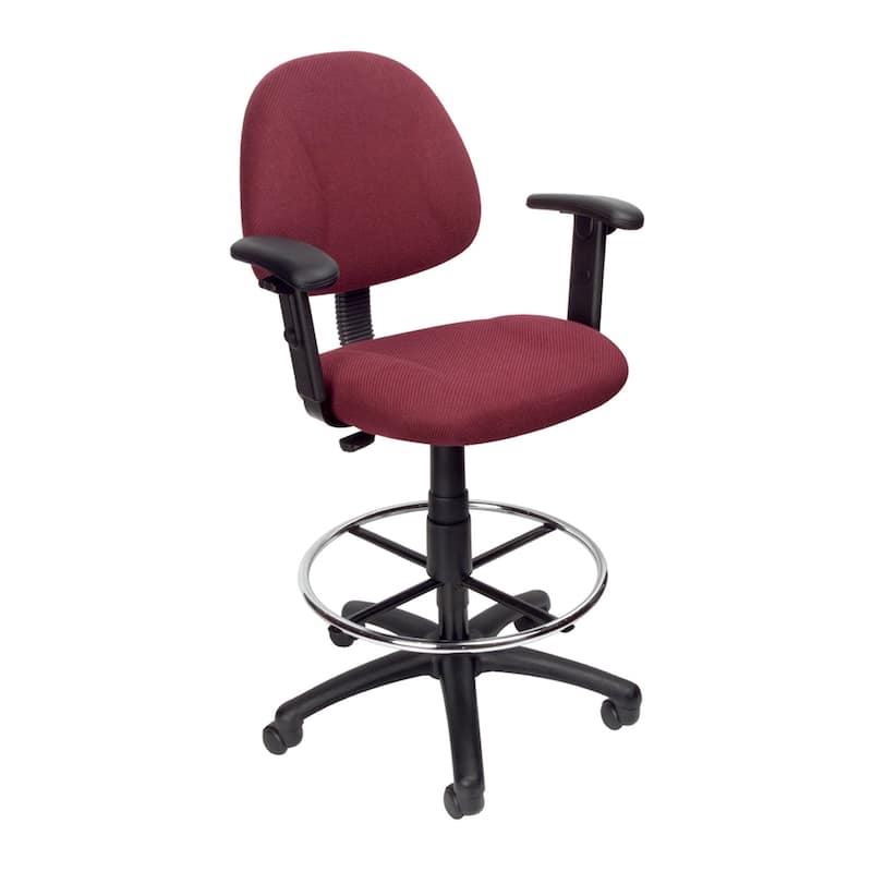 Boss Contoured Comfort Drafting Chair with Arms