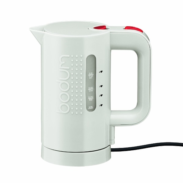 Bodum Bistro Electric Water Kettle 17 Ounce .5 Liter White