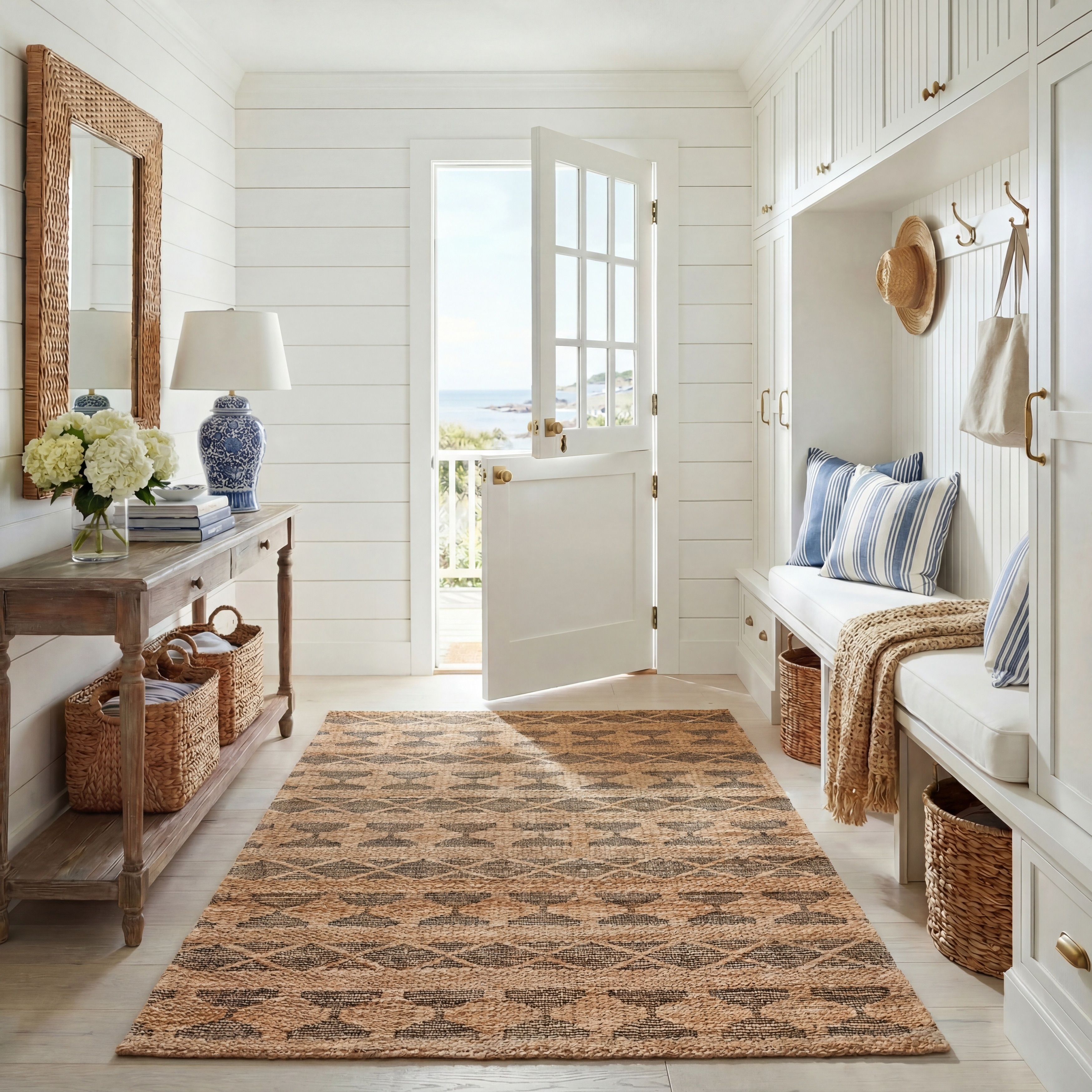 SAFAVIEH Handmade Natural Fiber Salvu Jute Rug