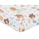preview thumbnail 6 of 4, Sweet Jojo Designs Ocean Mermaids Girl 4p Nursery Crib Bedding Set Pink Teal Under the Sea Underwater Theme Fairytale Fish Blue