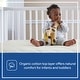 preview thumbnail 3 of 6, Sealy Quilted Fitted Crib Mattress Pad with Cotton Top and Waterproof Layer - Natural