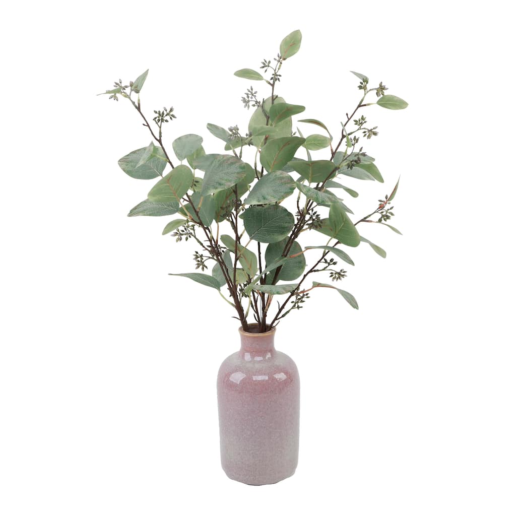 Euc In 5"D X 8.75"H Ceramic Vase