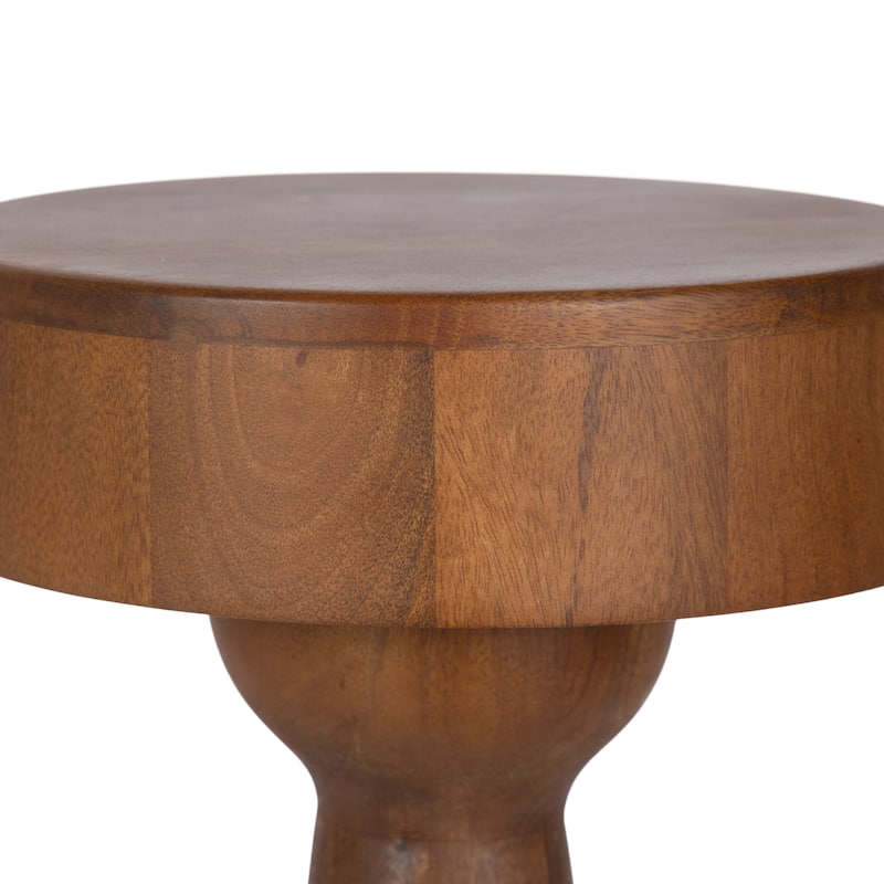 Kate and Laurel Solbrett Wood Drink Table