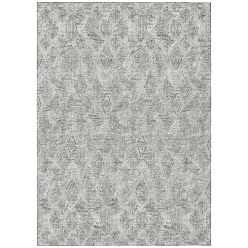 Machine Washable Indoor/ Outdoor Chantille Modern Boho Rug