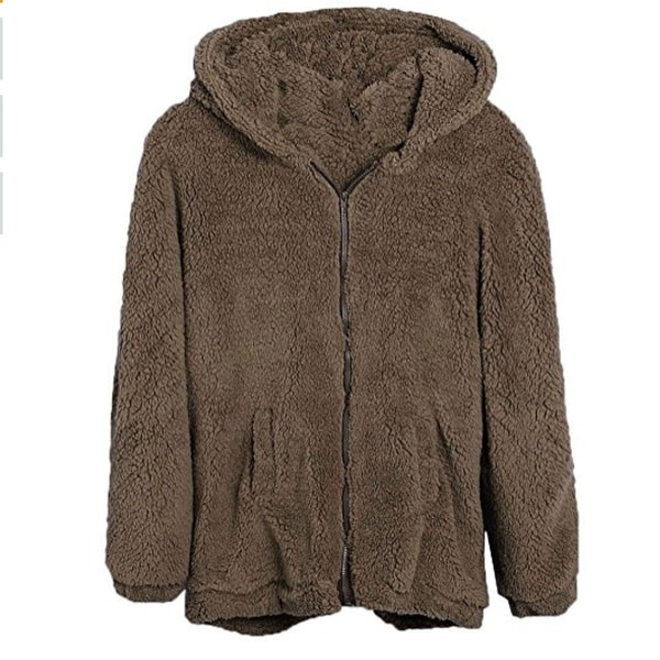 fluffy bear ear hoodie